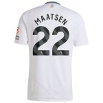 Aston Villa Jerseys - Official aston villa adidas away shirt 2024-25 with maatsen 22 printing Collection for AVFC Fans