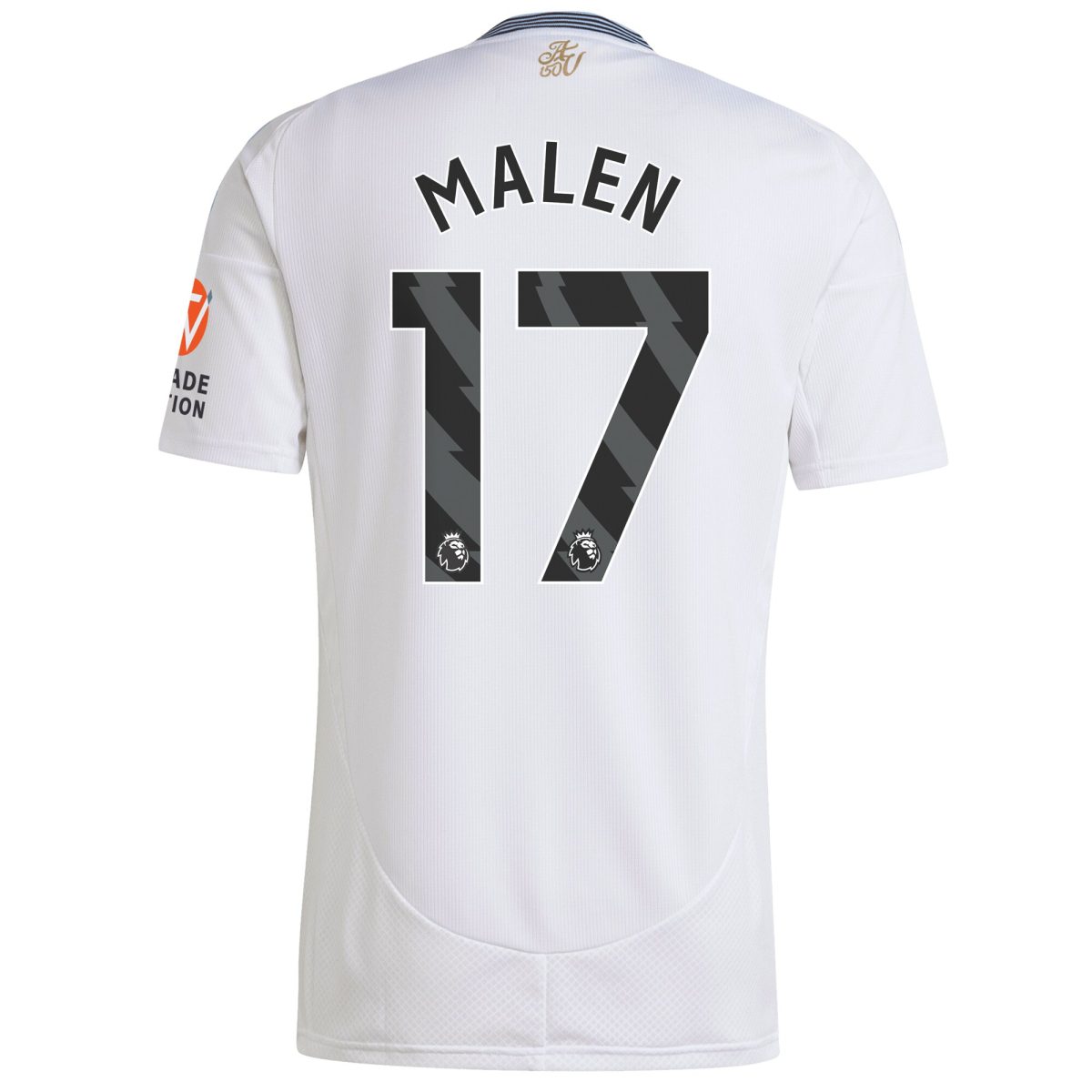 Aston Villa Jerseys - Official aston villa adidas away shirt 2024-25 with malen 17 printing Collection for AVFC Fans
