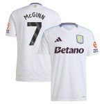 Aston Villa Jerseys - Official aston villa adidas away shirt 2024-25 with mcginn 7 printing Collection for AVFC Fans