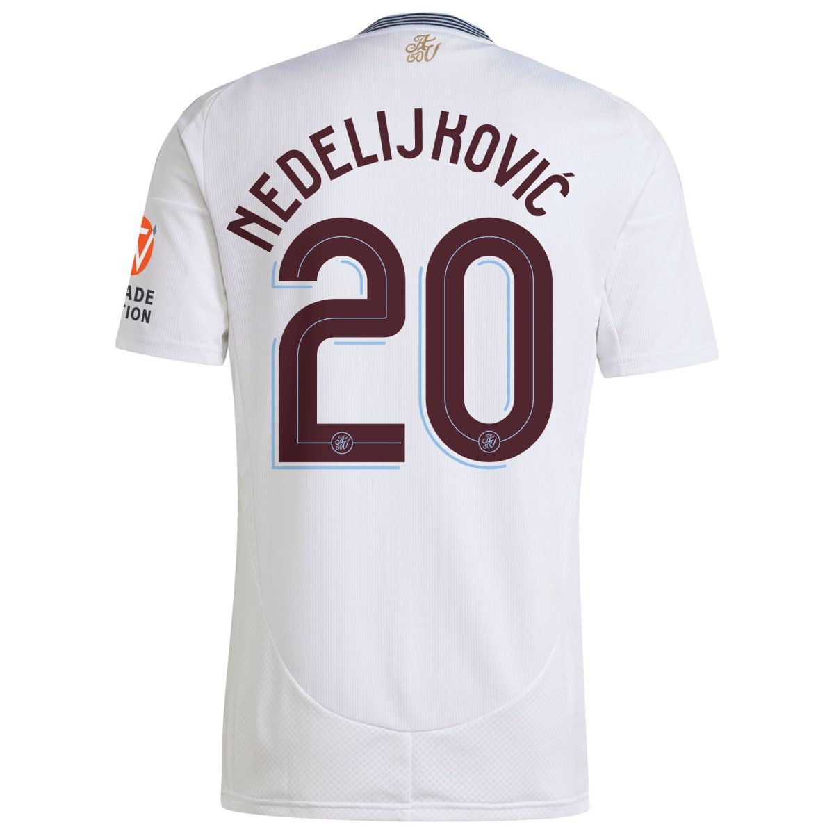 Aston Villa Jerseys - Official aston villa adidas away shirt 2024-25 with nedeljković 20 cup printing Collection for AVFC Fans