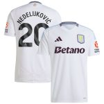 Aston Villa Jerseys - Official aston villa adidas away shirt 2024-25 with nedeljković 20 printing Collection for AVFC Fans