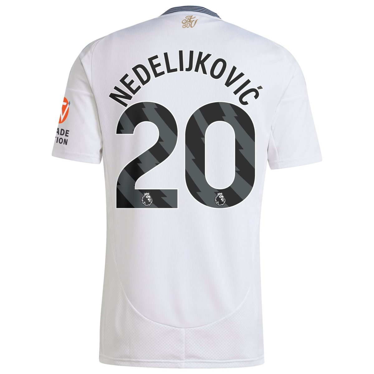 Aston Villa Jerseys - Official aston villa adidas away shirt 2024-25 with nedeljković 20 printing Collection for AVFC Fans