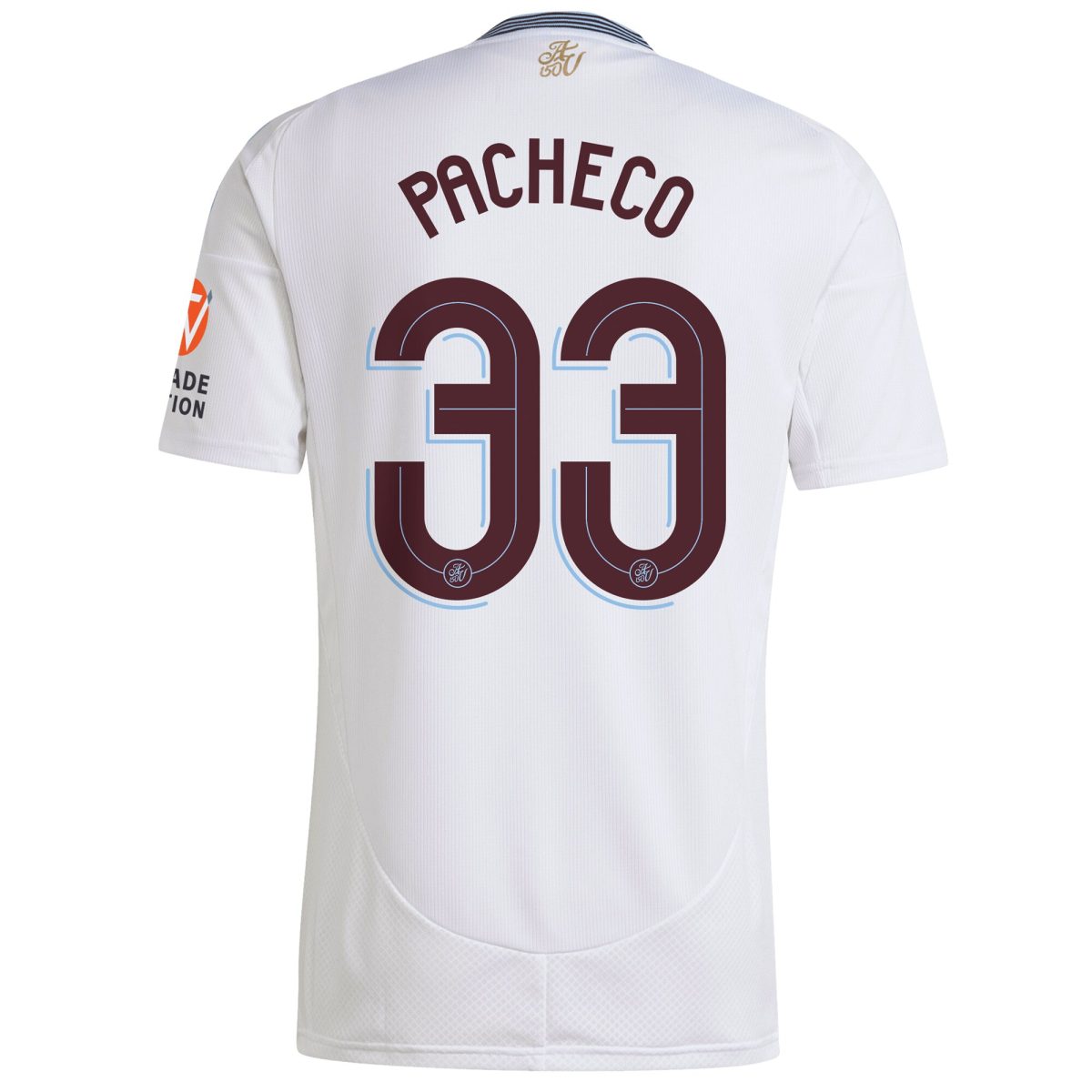 Aston Villa Jerseys - Official aston villa adidas away shirt 2024-25 with pacheco 33 cup printing Collection for AVFC Fans