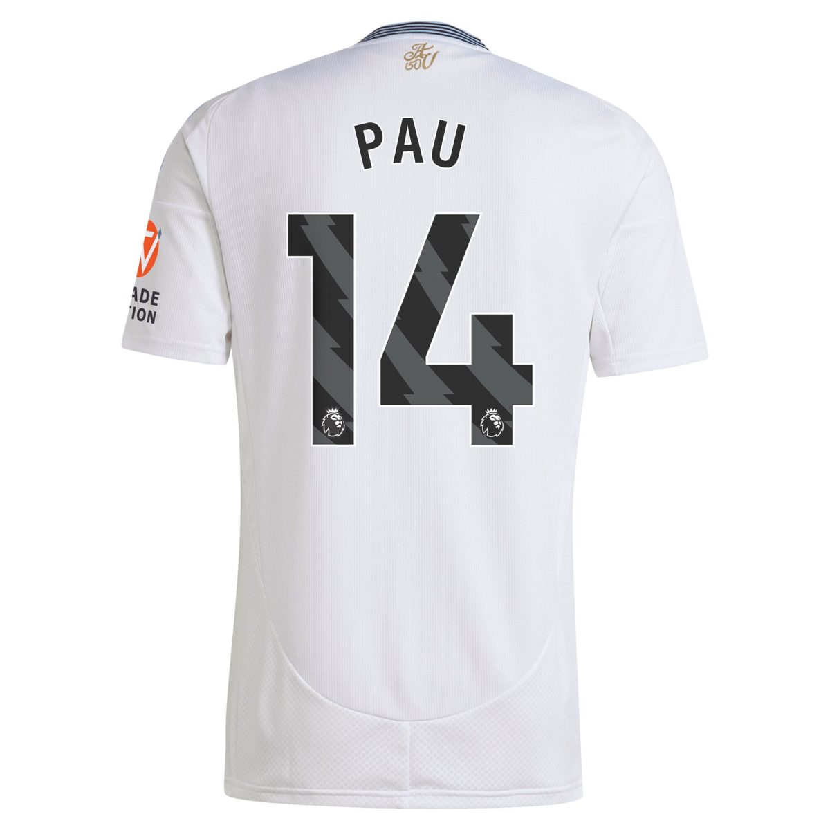 Aston Villa Jerseys - Official aston villa adidas away shirt 2024-25 with pau 14 printing Collection for AVFC Fans