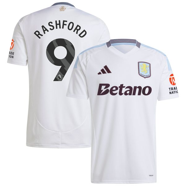Aston Villa Jerseys - Official aston villa adidas away shirt 2024-25 with rashford 9 printing Collection for AVFC Fans