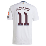 Aston Villa Jerseys - Official aston villa adidas away shirt 2024-25 with robinson 11 cup printing Collection for AVFC Fans