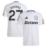 Aston Villa Jerseys - Official aston villa adidas away shirt 2024-25 with rogers 27 printing Collection for AVFC Fans