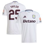 Aston Villa Jerseys - Official aston villa adidas away shirt 2024-25 with taylor 25 cup printing Collection for AVFC Fans