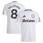 Aston Villa Jerseys - Official aston villa adidas away shirt 2024-25 with tielemans 8 printing Collection for AVFC Fans
