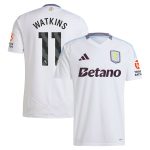 Aston Villa Jerseys - Official aston villa adidas away shirt 2024-25 with watkins 11 printing Collection for AVFC Fans