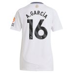 Aston Villa Jerseys - Official aston villa adidas away shirt 2024-25 – womens with a.garcía 16 printing Collection for AVFC Fans