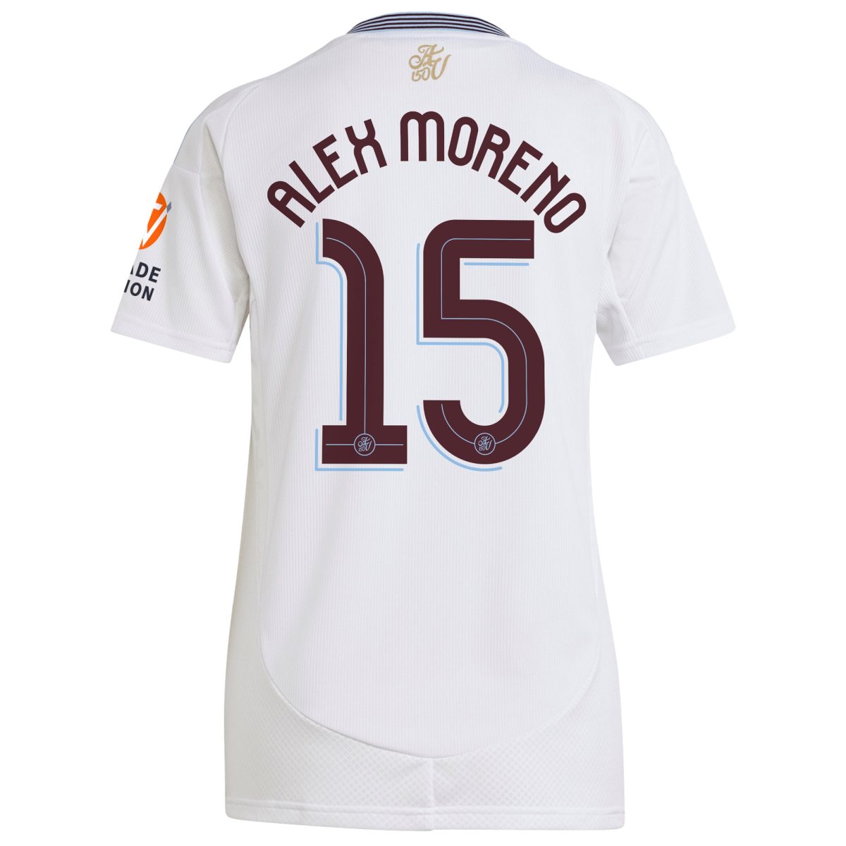 Aston Villa Jerseys - Official aston villa adidas away shirt 2024-25 – womens with alex moreno 15 cup printing Collection for AVFC Fans