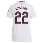Aston Villa Jerseys - Official aston villa adidas away shirt 2024-25 – womens with baijings 22 cup printing Collection for AVFC Fans