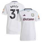 Aston Villa Jerseys - Official aston villa adidas away shirt 2024-25 – womens with bailey 31 printing Collection for AVFC Fans