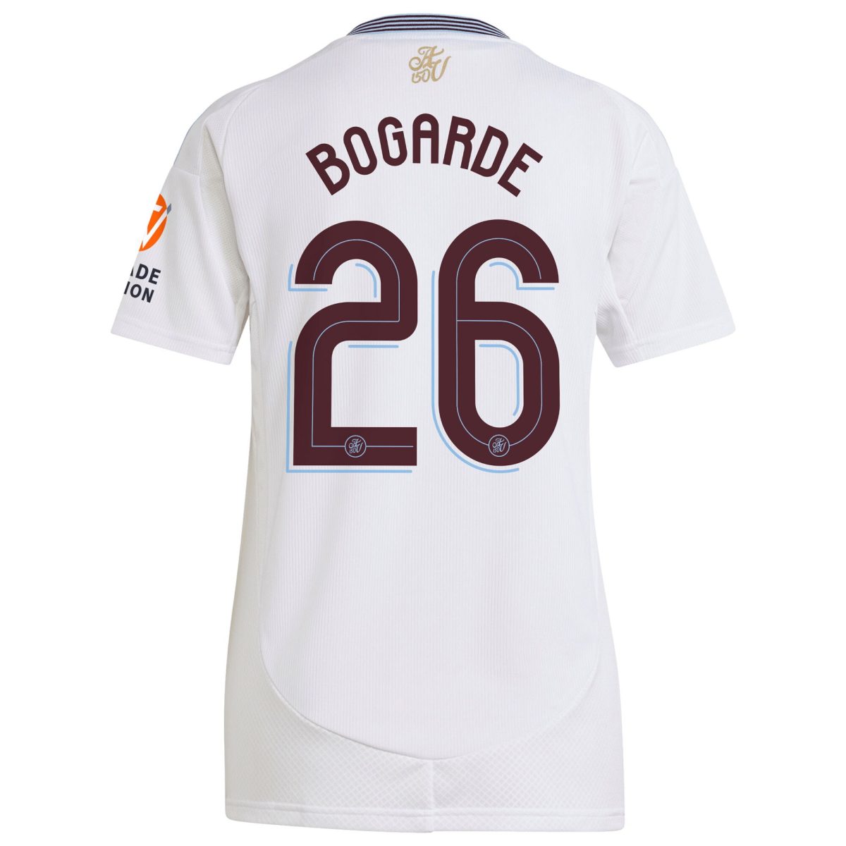 Aston Villa Jerseys - Official aston villa adidas away shirt 2024-25 – womens with bogarde 26 cup printing Collection for AVFC Fans