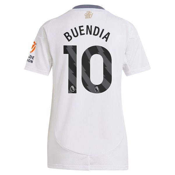 Aston Villa Jerseys - Official aston villa adidas away shirt 2024-25 – womens with buendia 10 printing Collection for AVFC Fans