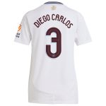 Aston Villa Jerseys - Official aston villa adidas away shirt 2024-25 – womens with diego carlos 3 cup printing Collection for AVFC Fans