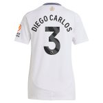 Aston Villa Jerseys - Official aston villa adidas away shirt 2024-25 – womens with diego carlos 3 printing Collection for AVFC Fans