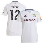 Aston Villa Jerseys - Official aston villa adidas away shirt 2024-25 – womens with digne 12 printing Collection for AVFC Fans