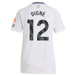 Aston Villa Jerseys - Official aston villa adidas away shirt 2024-25 – womens with digne 12 printing Collection for AVFC Fans
