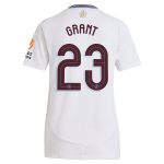 Aston Villa Jerseys - Official aston villa adidas away shirt 2024-25 – womens with grant 23 cup printing Collection for AVFC Fans