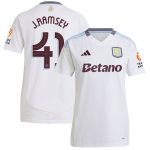 Aston Villa Jerseys - Official aston villa adidas away shirt 2024-25 – womens with j. ramsey 41 cup printing Collection for AVFC Fans