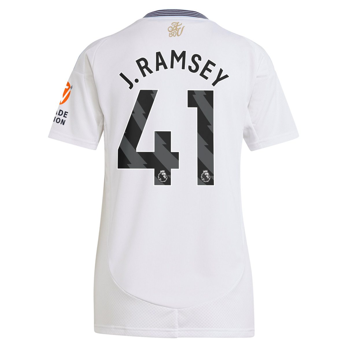 Aston Villa Jerseys - Official aston villa adidas away shirt 2024-25 – womens with j. ramsey 41 printing Collection for AVFC Fans
