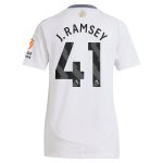 Aston Villa Jerseys - Official aston villa adidas away shirt 2024-25 – womens with j. ramsey 41 printing Collection for AVFC Fans