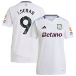 Aston Villa Jerseys - Official aston villa adidas away shirt 2024-25 – womens with j.duran 9 printing Collection for AVFC Fans