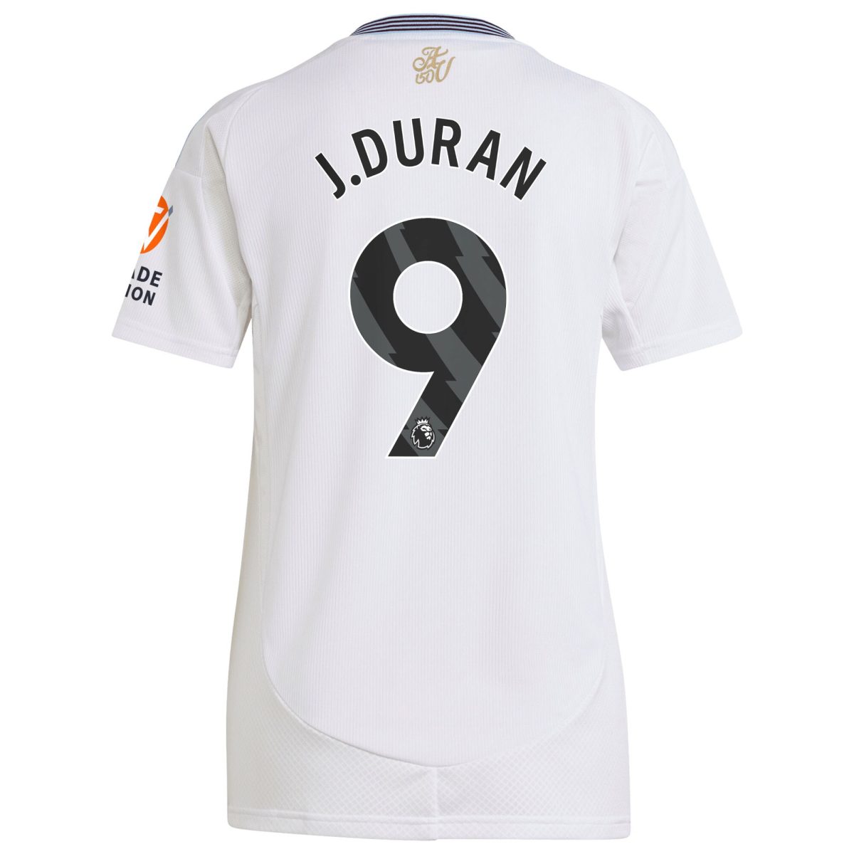 Aston Villa Jerseys - Official aston villa adidas away shirt 2024-25 – womens with j.duran 9 printing Collection for AVFC Fans