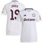 Aston Villa Jerseys - Official aston villa adidas away shirt 2024-25 – womens with jaden 19 cup printing Collection for AVFC Fans