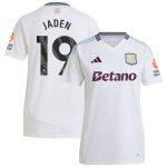 Aston Villa Jerseys - Official aston villa adidas away shirt 2024-25 – womens with jaden 19 printing Collection for AVFC Fans