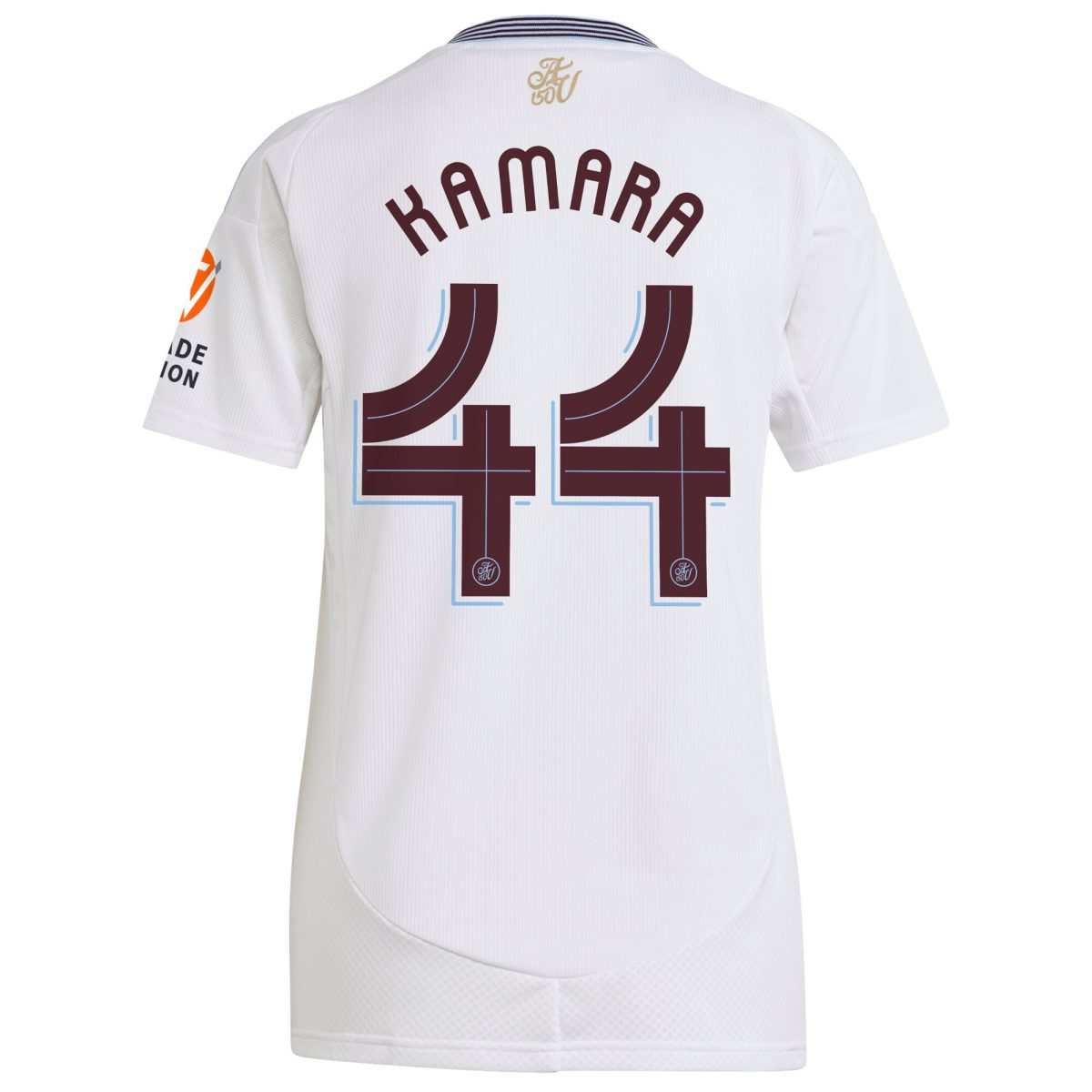 Aston Villa Jerseys - Official aston villa adidas away shirt 2024-25 – womens with kamara 44 cup printing Collection for AVFC Fans