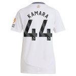 Aston Villa Jerseys - Official aston villa adidas away shirt 2024-25 – womens with kamara 44 printing Collection for AVFC Fans