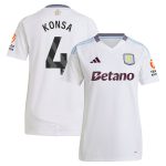 Aston Villa Jerseys - Official aston villa adidas away shirt 2024-25 – womens with konsa 4 printing Collection for AVFC Fans