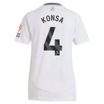 Aston Villa Jerseys - Official aston villa adidas away shirt 2024-25 – womens with konsa 4 printing Collection for AVFC Fans