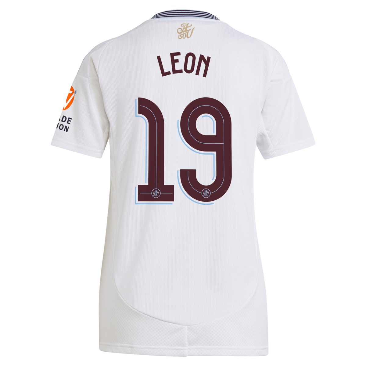 Aston Villa Jerseys - Official aston villa adidas away shirt 2024-25 – womens with leon 19 cup printing Collection for AVFC Fans