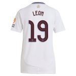Aston Villa Jerseys - Official aston villa adidas away shirt 2024-25 – womens with leon 19 cup printing Collection for AVFC Fans