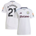 Aston Villa Jerseys - Official aston villa adidas away shirt 2024-25 – womens with m.asensio 21 printing Collection for AVFC Fans