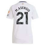 Aston Villa Jerseys - Official aston villa adidas away shirt 2024-25 – womens with m.asensio 21 printing Collection for AVFC Fans