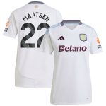 Aston Villa Jerseys - Official aston villa adidas away shirt 2024-25 – womens with maatsen 22 printing Collection for AVFC Fans