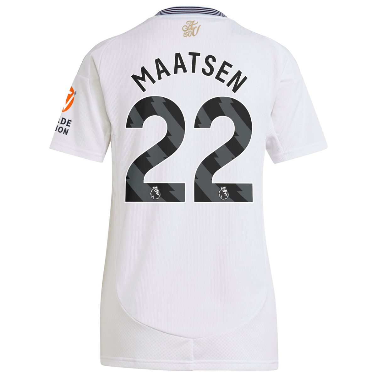 Aston Villa Jerseys - Official aston villa adidas away shirt 2024-25 – womens with maatsen 22 printing Collection for AVFC Fans