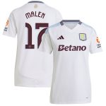 Aston Villa Jerseys - Official aston villa adidas away shirt 2024-25 – womens with malen 17 cup printing Collection for AVFC Fans
