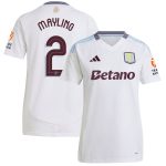Aston Villa Jerseys - Official aston villa adidas away shirt 2024-25 – womens with mayling 2 cup printing Collection for AVFC Fans