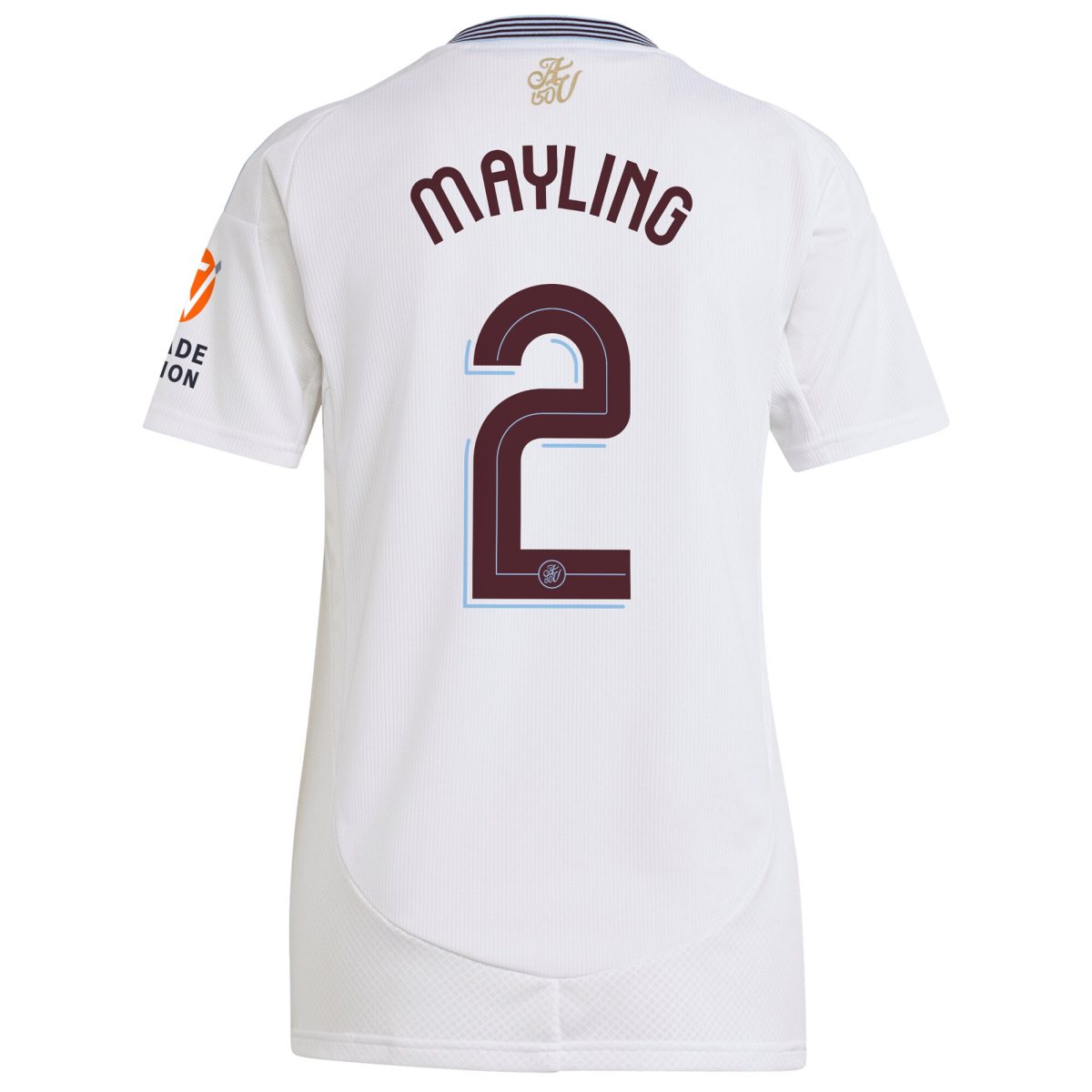 Aston Villa Jerseys - Official aston villa adidas away shirt 2024-25 – womens with mayling 2 cup printing Collection for AVFC Fans