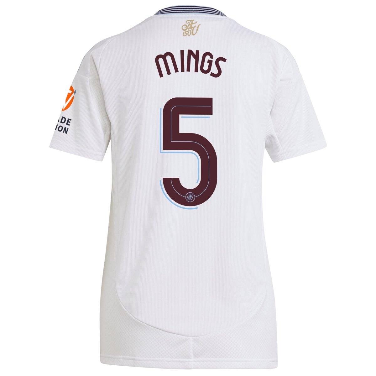 Aston Villa Jerseys - Official aston villa adidas away shirt 2024-25 – womens with mings 5 cup printing Collection for AVFC Fans