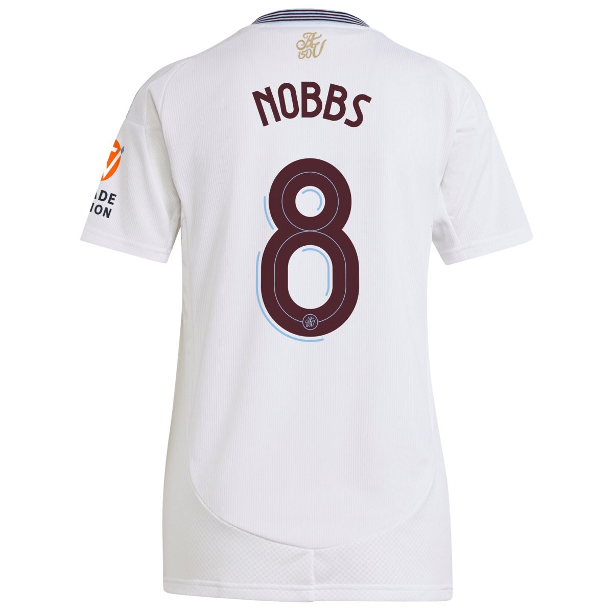 Aston Villa Jerseys - Official aston villa adidas away shirt 2024-25 – womens with nobbs 8 cup printing Collection for AVFC Fans