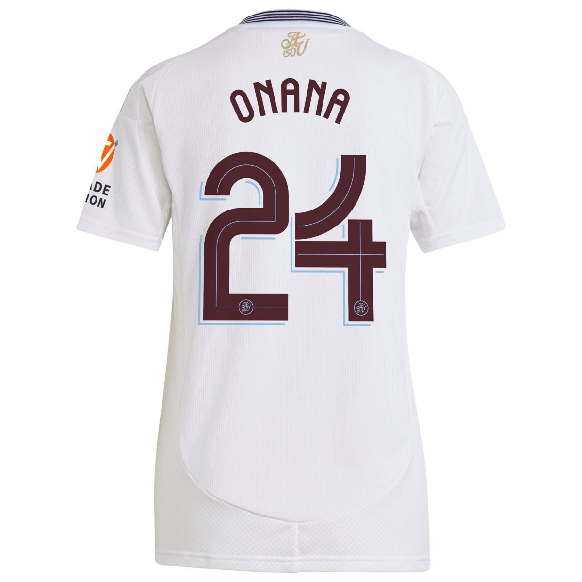Aston Villa Jerseys - Official aston villa adidas away shirt 2024-25 – womens with onana 24 cup printing Collection for AVFC Fans