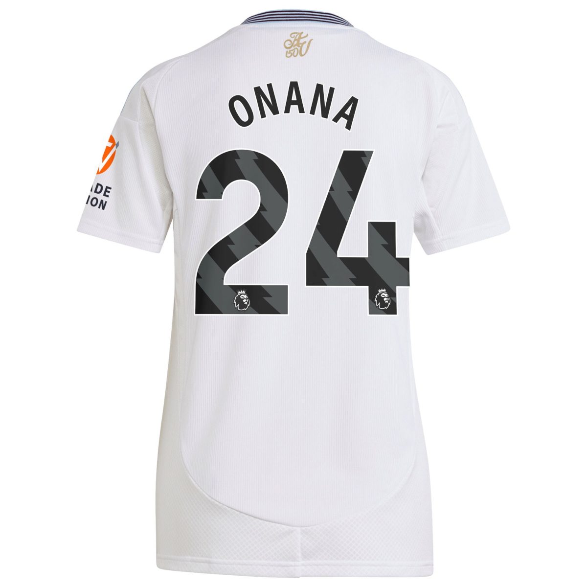 Aston Villa Jerseys - Official aston villa adidas away shirt 2024-25 – womens with onana 24 printing Collection for AVFC Fans