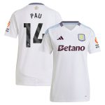 Aston Villa Jerseys - Official aston villa adidas away shirt 2024-25 – womens with pau 14 printing Collection for AVFC Fans
